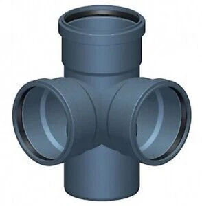 Polo Kal-NG Double Branch 90° PKEDA DN 90 to DN 160 - Picture 1 of 1