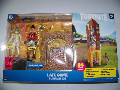 Jazwares Fortnite Late Game Survival Kit with LEVIATHAN and CRACKSHOT 4 inch Cover