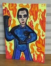 Drawing Human Torch Chris Evans Fantastic Four Rise Silver Surfer Marvel Thing