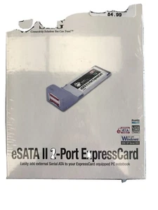 NEW SIIG 2-port eSATA II ExpressCard - Picture 1 of 3