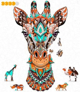 Animal Wooden Jigsaw Puzzles for Kids (12+ Years) Adult, Teens, Family; Anima... - Picture 1 of 7