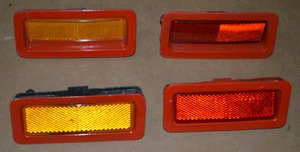 1969 Plymouth RoadRunner GTX OEM Marker Lights & Brackets Driver Passenger Side - Picture 1 of 11