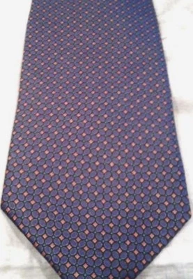  ERMENEGILDO ZEGNA MENS 100%SILK TIE HAND MADE IN  ITALY   - Image 1 of 3