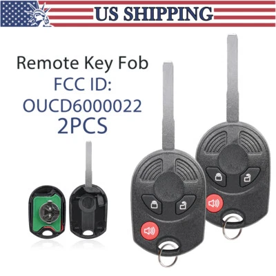 2 Replacement for 2013 2014 2015 2016 2017 Ford Escape Keyless Remote Key Fob 3B - Image 1 of 4