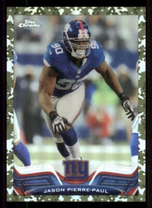 2013 Topps Chrome Camo Refractors #103 Jason Pierre-Paul /499 - Picture 1 of 2