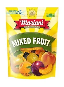 Mariani  Sun Ripened Mixed Fruit  32oz - Pack of 1- No Sugar Added Healthy Snack - Picture 1 of 1