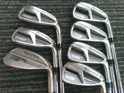 TaylorMade Right Handed Iron Set M5 5-9,P,S NSPRO930GH Flex S - Image 1 of 4