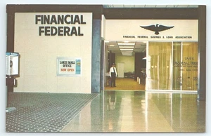 Postcard Financial Federal Savings & Loan Ass Lakes Mall Office Lauderdale Lakes - Picture 1 of 3