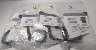 4 ganchos grandes para abrigo y sombrero Amerock H55451ORB - bronce frotado con aceite. Nuevo Foto 1 de 4