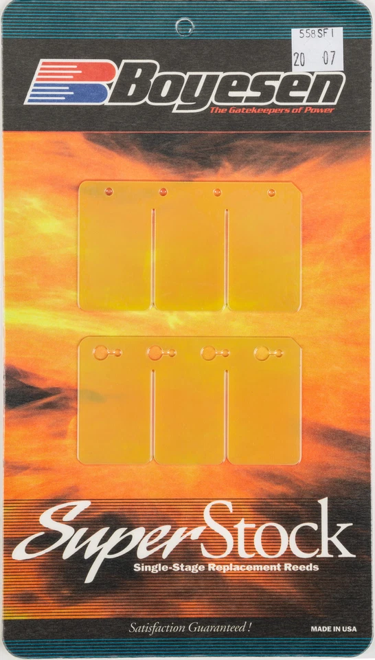 Boyesen Super Stock Reeds Single Fiber 558SF1 for 19-24 Ski Doo 600 850 E-TEC - Image 1 of 1