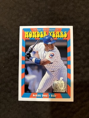 1999 Upper Deck Wonder Years Sammy Sosa WY25 HOME RUN 1/1! Cubs - Image 1 of 4