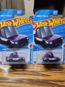 Lot Of 2 2025 NISSAN Skyline 2000GT-R LBWK TOONED Hot Wheels Purple  - Picture 1 of 4