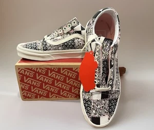 NEW Vans Patchwork Old Skool Women’s Size 8 38.5 Euro Athletic Shoes - Picture 1 of 7