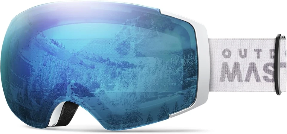 OutdoorMaster Ski Goggles PRO - Frameless, Interchangeable Lens 100% UV400 - Image 1 of 1