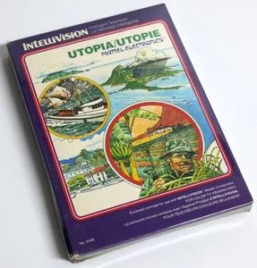 Mattel Intellivision Utopia/Utopie Game Cartridge *Original versiegelt - Bild 1 von 2