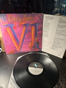 SIGNED Circle Jerks VI LP Brazil 1989 Punk KBD Discharge bad brains descendents - Picture 1 of 11