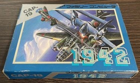 Famicom Used Set 1942 Box With Manual