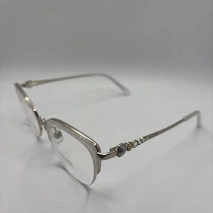 Swarovski SK5307 32B Gold Smoke Metal Semi Rim Eyeglasses Frame 55-17-140 #709 - Picture 1 of 8