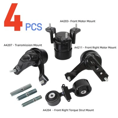 4PCS Engine Motor & Transmission Mount for Toyota Camry 2002-2006 L4 2.4L Sedan - Image 1 of 4