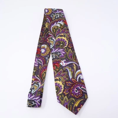 Beau галстуки Вермонт галстук мужской 100% хлопок пейсли печать многоцветный сделано в США - Изображение 1 из 4