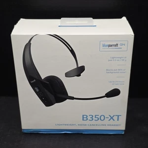 BlueParrott B350-XT Auriculares Mono Bluetooth Ligeros, Negros, ¡Nuevos! - Imagen 1 de 6