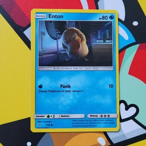 Enton 7/18 Meisterdetektiv Pikachu Pokémon Karte Holo Near Mint - Bild 1 von 6