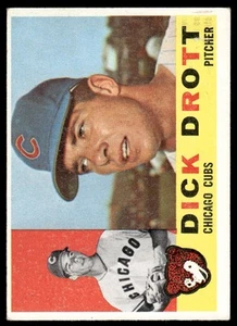 1960 Topps #27 Dick Drott Chicago Cubs EX-EXMT 49851 - Picture 1 of 2
