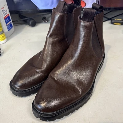 Botas Chelsea H&M Marrón Oscuro Talla 42 8.5 Foto 1 de 4