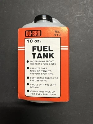 DU-BRO - No. 410 -Square Fuel Tank - 10 Oz - NEW - Image 1 of 3