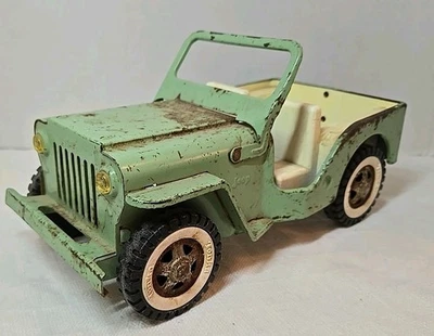 1965 Tonka Seafoam Oitdoor Living Jeep Runabount #2140 AS-IS  Still Very Cute! - Image 1 of 4