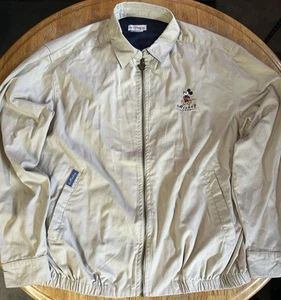Vintage Disney Store Mickey Mouse 1928 Light Brown Jacket Size Large - Picture 1 of 10