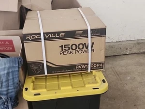 Rockville RVW1500P4 1500w 15" Surowy subwoofer DJ 4 omów Subwoofer 70OZ Magnes - Zdjęcie 1 z 2