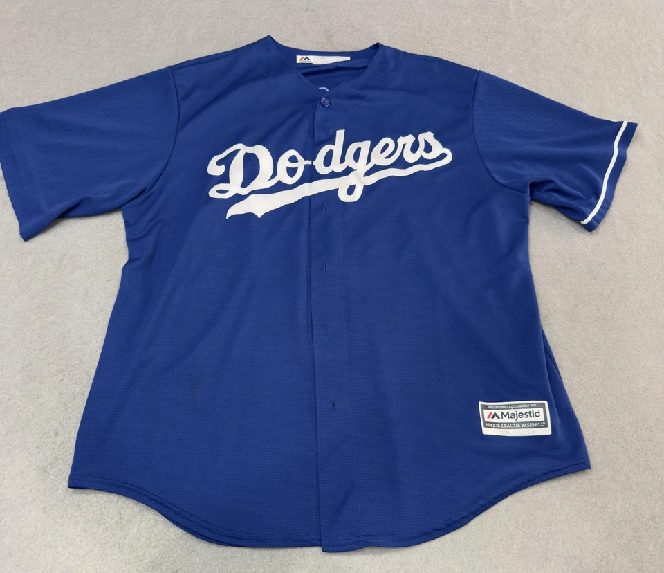 Los Angeles Dodgers Jersey Mens XL MLB Baseball Kershaw 22 Majestic Cool Base - Image 1 of 4