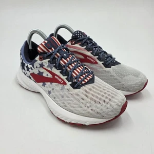 Brooks Launch 6 Womens Size 8 B Running Shoes USA Red White Blue 1202851B166 - Picture 1 of 14