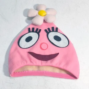 Yo Gabba Gabba Foofa Felt Hat OSFA Pink Flower One Stretch Band - Picture 1 of 3