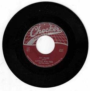 BLUES 45 RPM -LITTLE WALTER - CHECKER RECORDS " MY BABE" - Bild 1 von 2