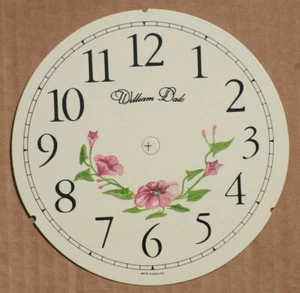 5,3/4 pulgadas 147 mm ESFERA DE RELOJ FLORAL DISEÑO floral - Imagen 1 de 1