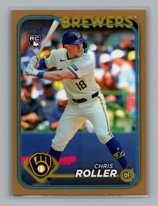 Actualización Topps 2024 #US242 Chris Roller RC Gold/2024 Milwaukee Brewers - Imagen 1 de 2