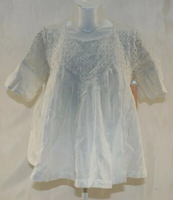 Cat&Jack Girls Tunic Easter Holiday Dressy Embroidered White - Image 1 of 4