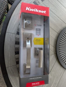 Kwikset Haustür Einstiegsschloss & Drückergarnitur mit SMARTKEY VORTEIL NEU & VERSIEGELT! - Bild 1 von 17