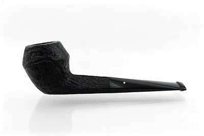 Pipa Dunhill Shell Briar Bulldog recta talla 4104 chorro de arena negra Inglaterra Foto 1 de 4