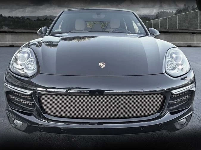 3pc Bumper Mesh Grille Grill for Porsche Cayenne 2015 2016 2017 S GTS Turbo - Image 1 of 1