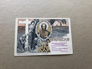 Austria Office in Palestine 1898 Vintage Postcard +XXXI MDCCCIIC /Bible Card+CDS - Picture 1 of 2