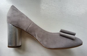PETER KAISER Osi Pale Grey Suede Court Shoes UK Size 5 BNIB - Picture 1 of 7