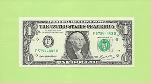 2006 ..UNCIRC $1 F 5794 4443 D .... 2006 $1 F-D QUAD 4444 - Picture 1 of 2