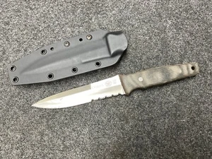 CAMILLUS 154cm, USA, CQB1 FIXED BLADE KNIFE WITH HARD SHELL SHEATH (5428) - Picture 1 of 8