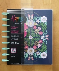Schwangerschaftsplaner von The Happy Planner -- klassische Größe (Schmetterlinge und Blüten) - Bild 1 von 13
