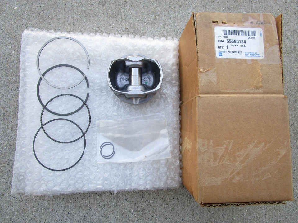 11-21 MOTOR CHEVY BUICK PISTÓN 1.4L CON ANILLOS CANTIDAD 1 P/N 55580184 OEM NUEVO Foto 1 de 4