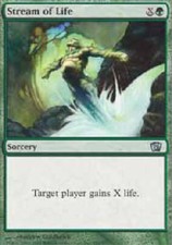 STREAM OF LIFE 8th Edition MTG Magic the Gathering Cards DJMagic