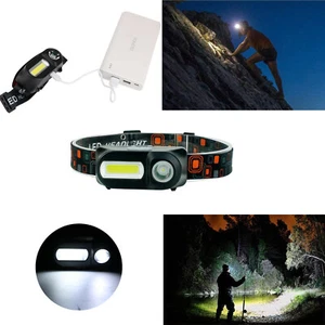 Waterproof Bright Lamps Adjustable Headlamp USB Rechargeable LED Headlight Torch - Picture 1 of 12